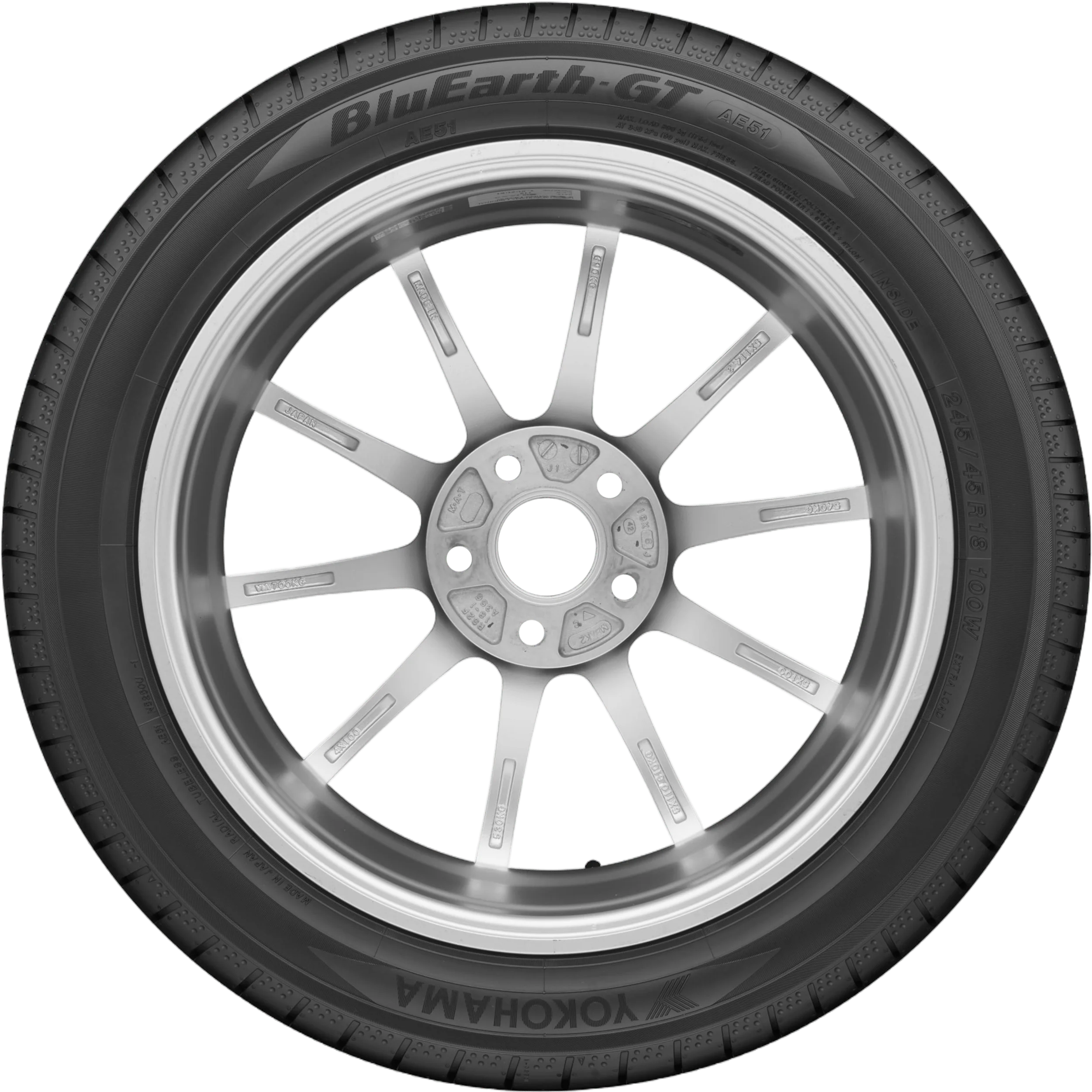 Автошина YOKOHAMA 225/45R17 BLUEARTH  AE-51 94W TL 