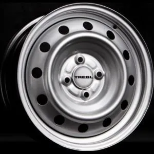 Диск Стальной TREBL мод.53A43C (коробка) D14*5.5 PCD 4*100 ET43 DIA60.1  Silver  