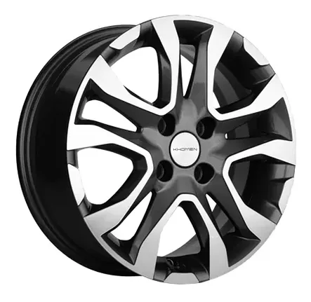 Диск Литой Khomen Wheels мод.KHW1503 D15*6 PCD 4*100 ET40 DIA60.1  Gray-FP  