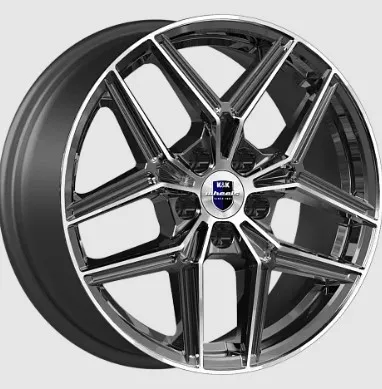 Диск Литой K&K мод.Юнион (КС102) D17*7 PCD 5*108 ET40 DIA63.35  алмаз черный  