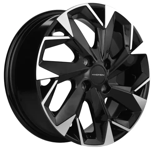Диск Литой Khomen Wheels мод.KHW1402 D14*5.5 PCD 4*100 ET38 DIA67.1  Black-FP  