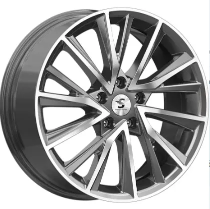 Диск Литой K&K мод.KP010 D18*7.5 PCD 5*112 ET40 DIA57.1  Diamond gloss graphite  